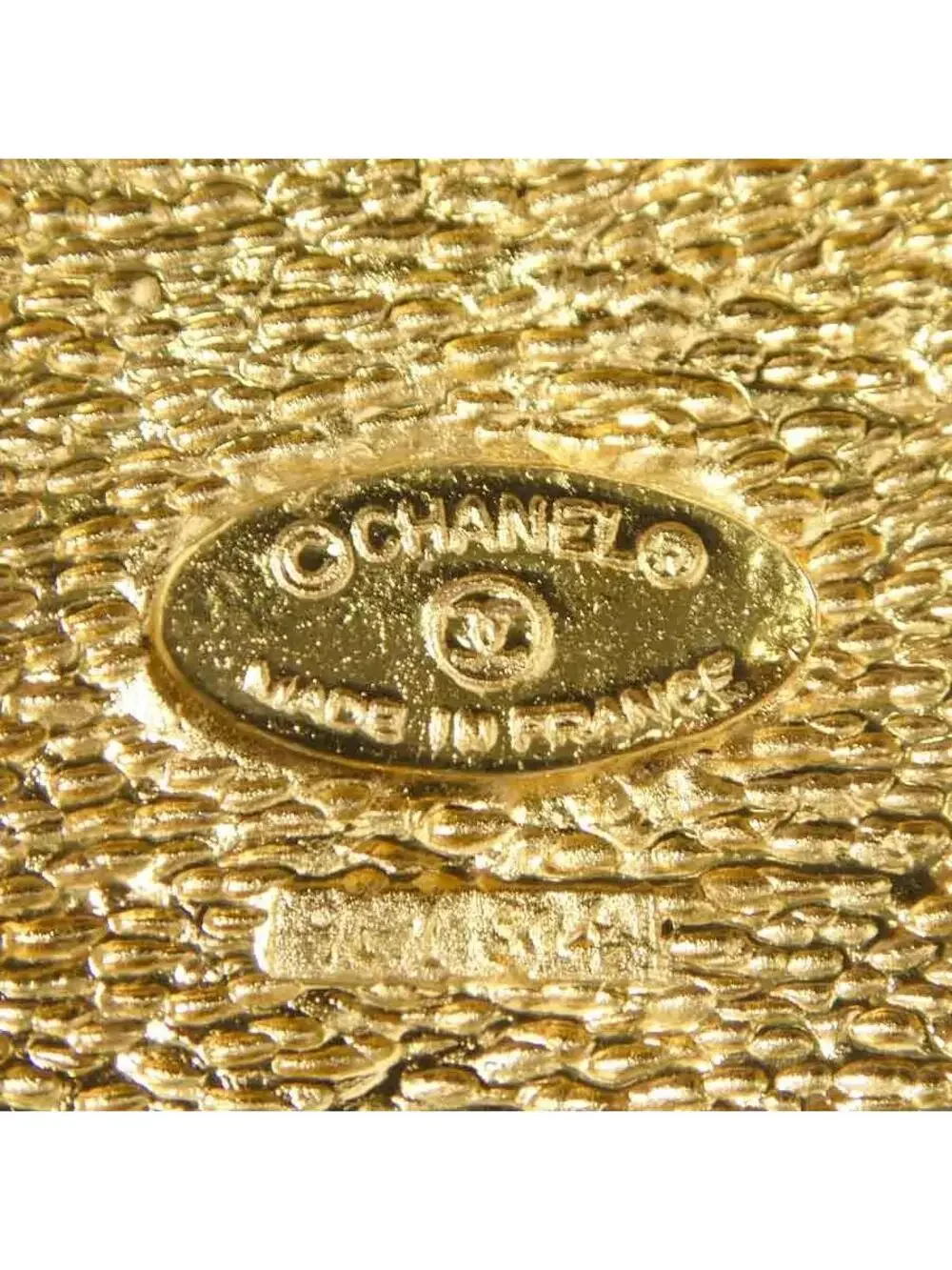 Auth Chanel Cc Logo Brooch Gold Metal - #300089C32B